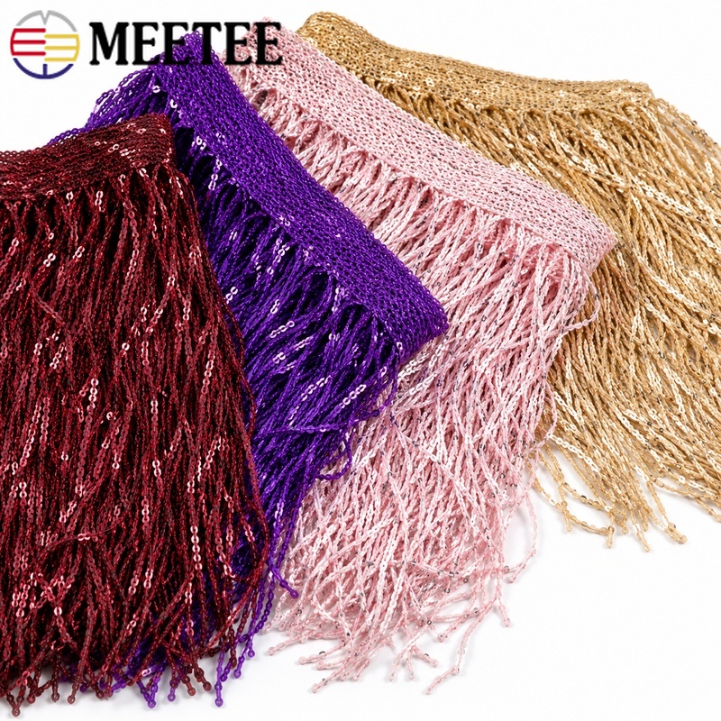 Fringe Ribbon Sewing - 3/5 Yard 20cm Rumbai Payet Berkilau