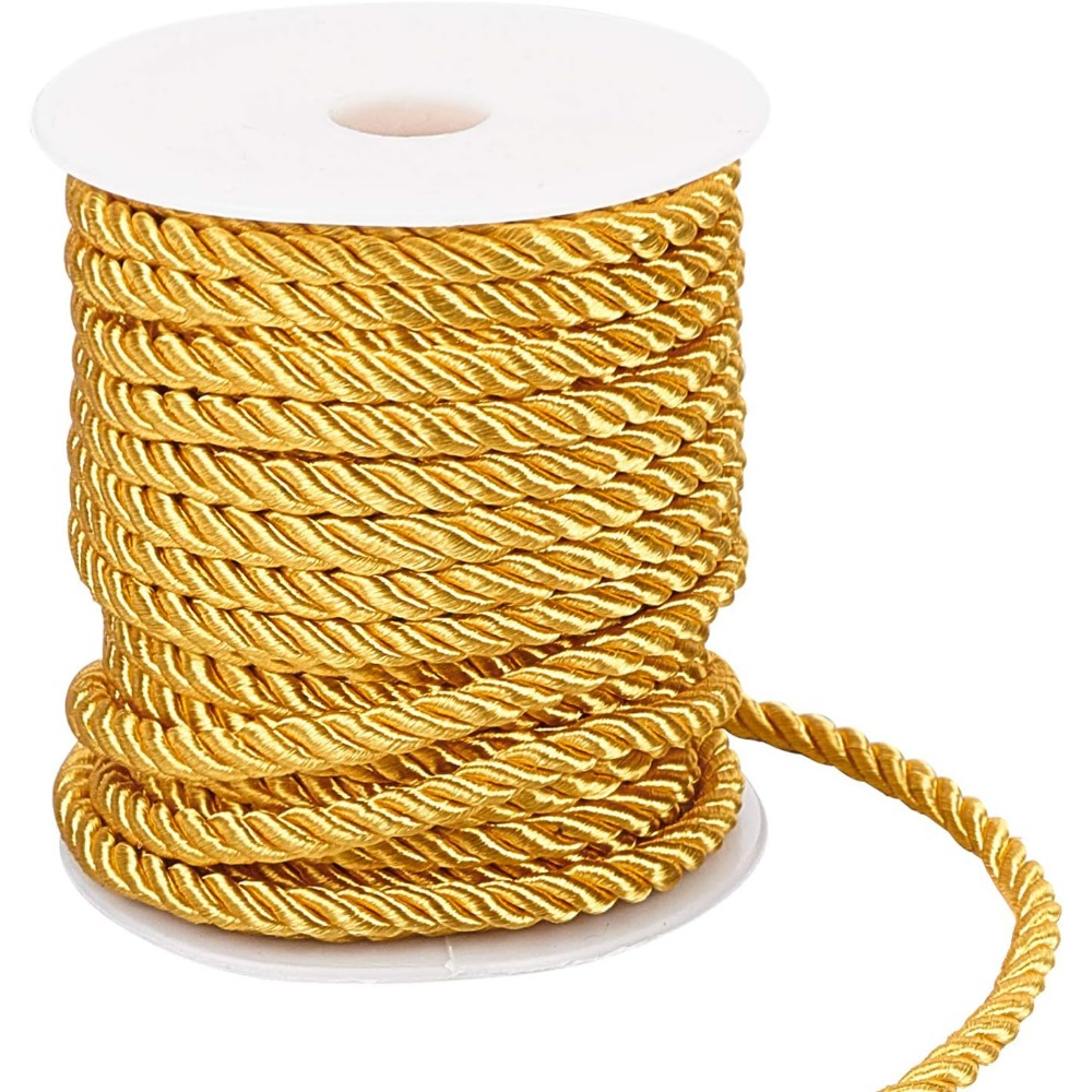 Cord Trim Twisted - 1 Roll 59 kaki kabel emas