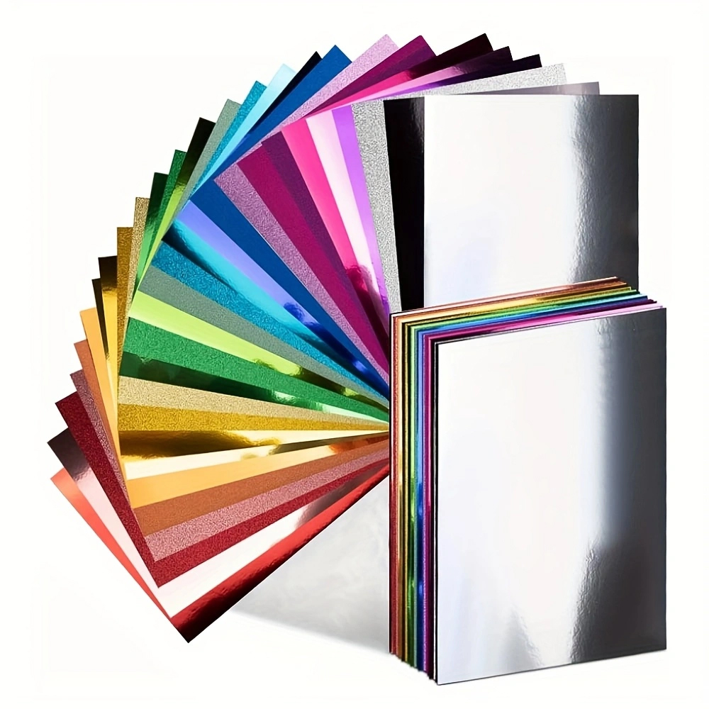 Glitter Vinyl Roll - Kertas Foil Metalik Glitter Warna Holografik