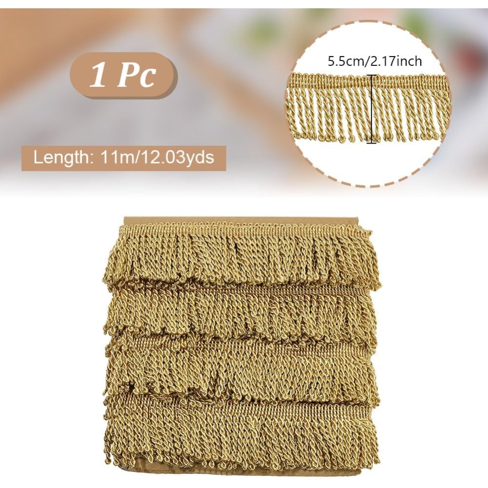 Tassel Fringe Trim - Rumbai Rantai Bordir 12 Yard x