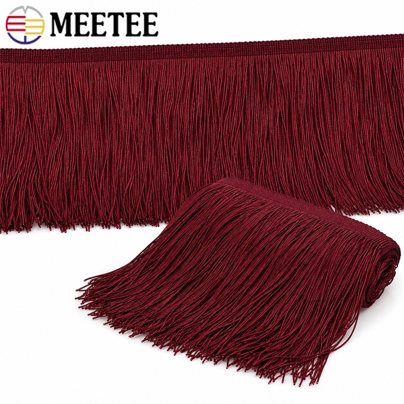 Fringe Ribbon Sewing - 5/10 Yard 10-30Cm Pita Poliester Hiasan