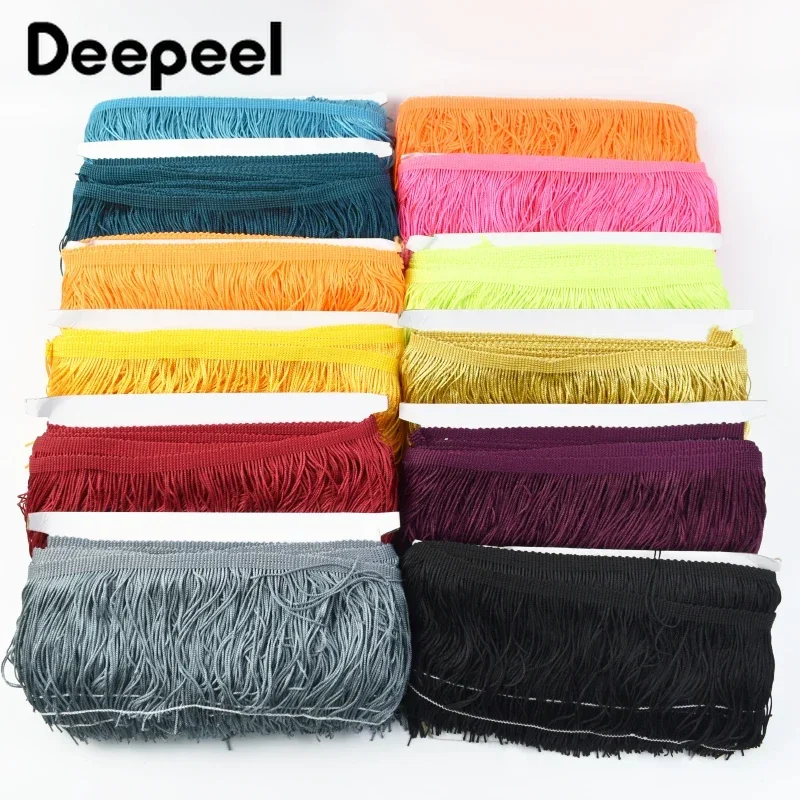 Fringe Ribbon Sewing - 10Yard 10/15/20/30Cm Renda Panjang Berwarna Hiasan