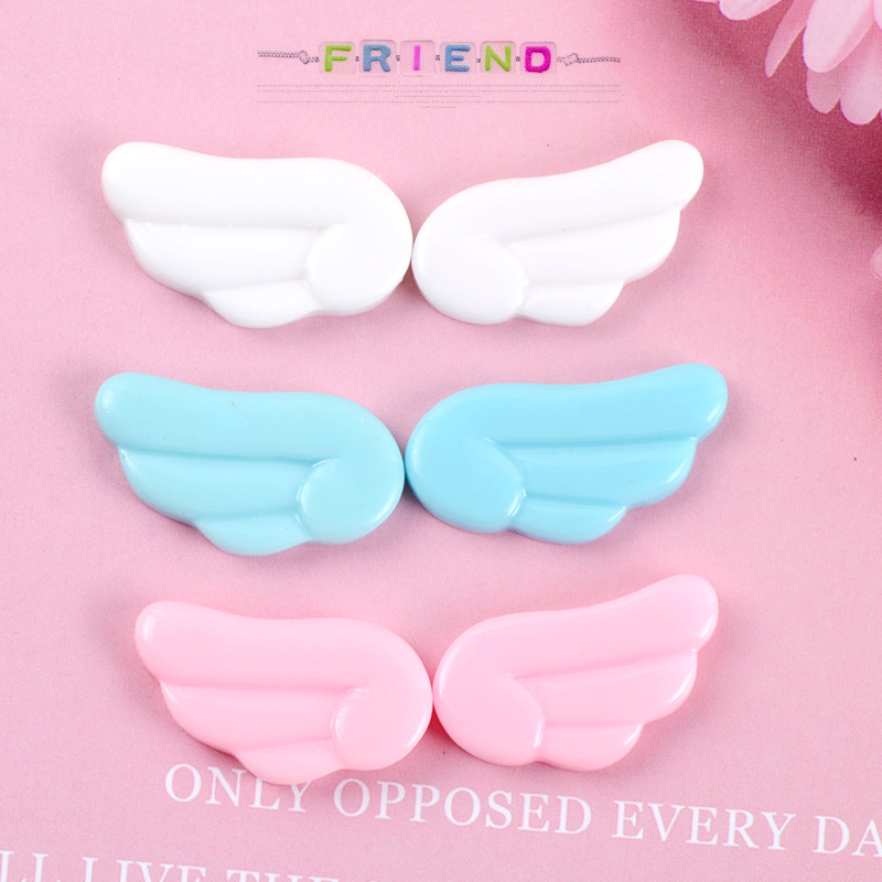 Craft Embellishments - 10PCS Kawaii Lucu Sayap Malaikat Flatback