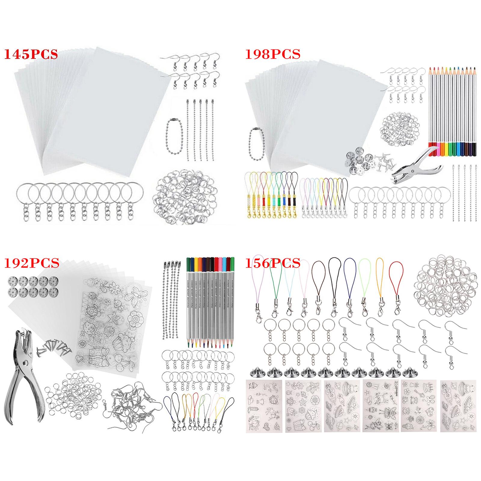 Craft Embellishments - Set Film plastik menyusut panas untuk
