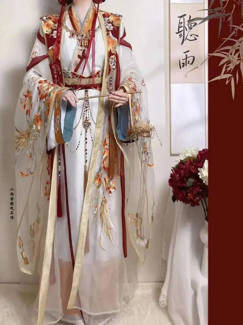 Embroidery Craft - Dinasti Ming Hanfu Bordir Kerajinan Berat