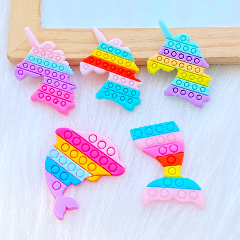 20 Buah Baru Lucu Fishtail Uni - Embellishment Glue Craft ulasan dan harga