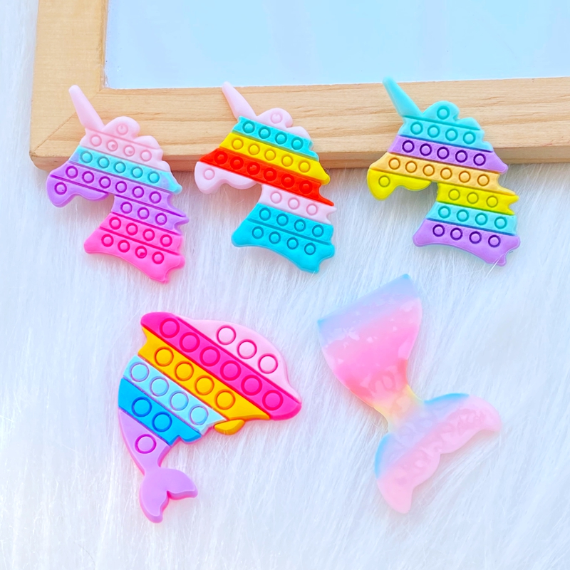 20 Buah Baru Lucu Fishtail Uni - Embellishment Glue Craft ulasan dan harga