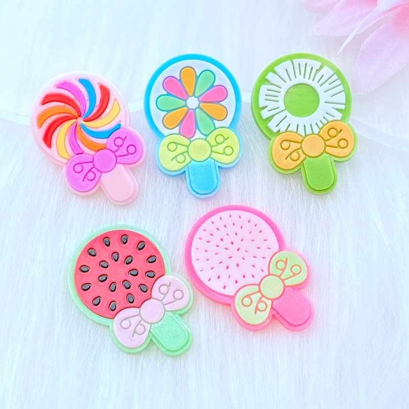 10 Buah Baru Lucu Lollipop Ser - Embellishment Glue Craft ulasan dan harga