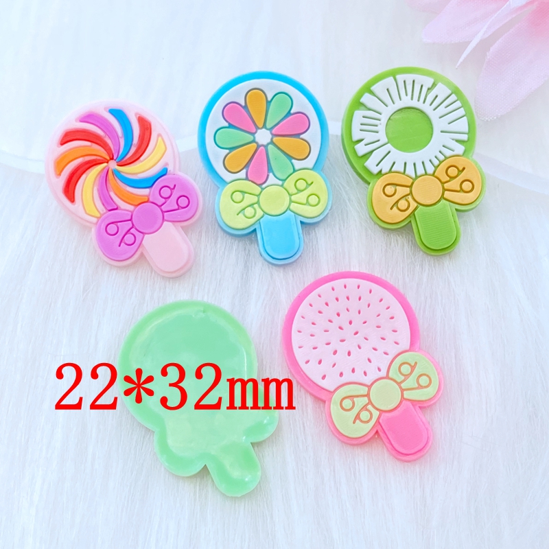 10 Buah Baru Lucu Lollipop Ser - Embellishment Glue Craft ulasan dan harga