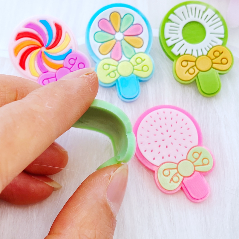 10 Buah Baru Lucu Lollipop Ser - Embellishment Glue Craft ulasan dan harga