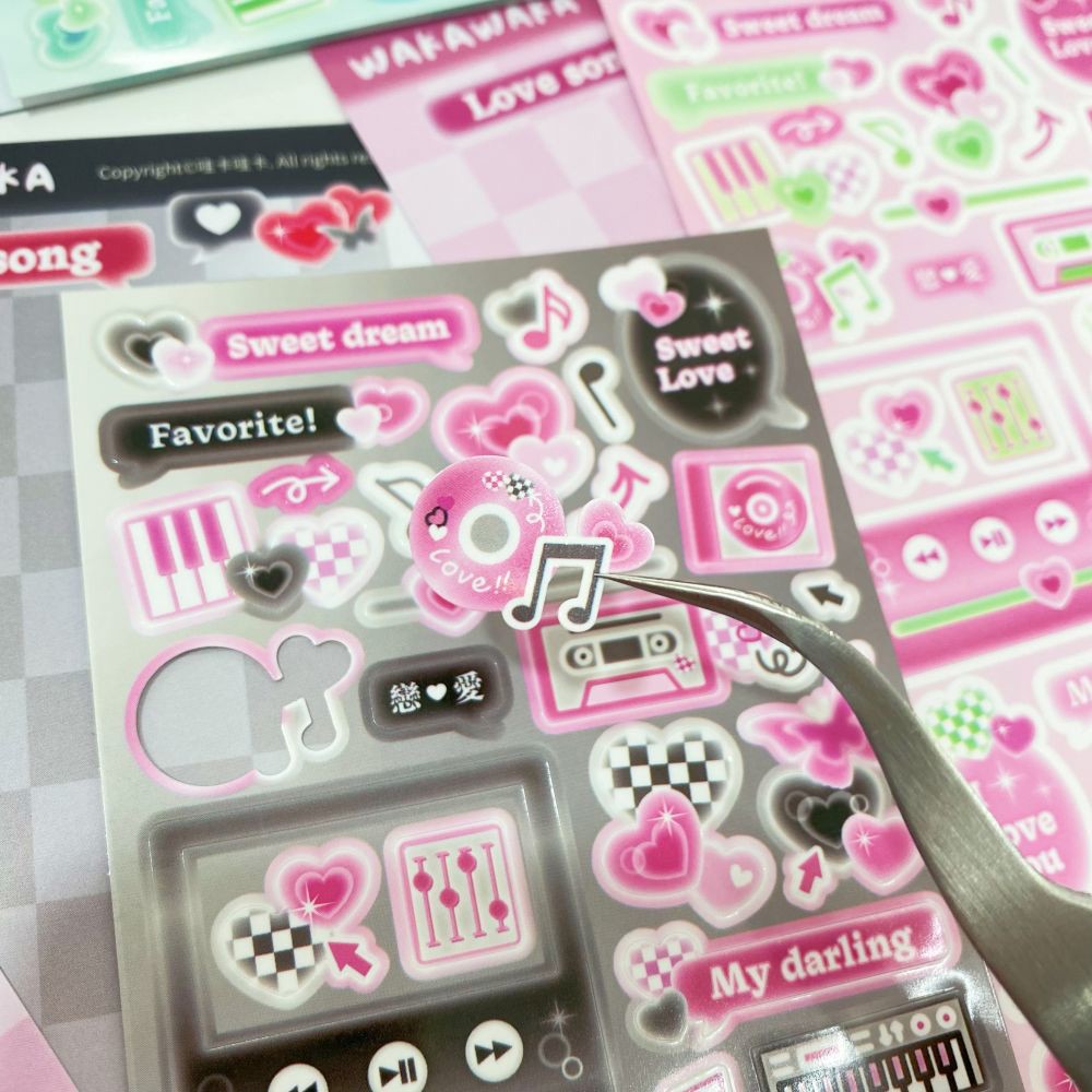 SCRAPBOOK stiker dekorasi Musi - Glitter Vinyl Roll ulasan dan harga