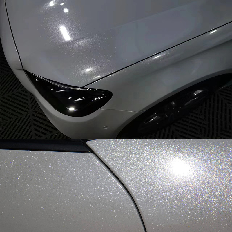 Film Vinyl Wrap Mobil PET Ultr - Glitter Vinyl Roll ulasan dan harga