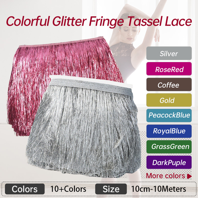 5/10Meter 10/15/20Cm Payet Rum - Fringe Ribbon Sewing ulasan dan harga