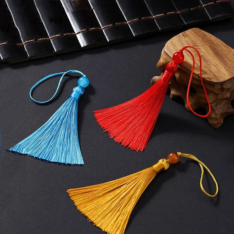 10/5 buah rumbai sutra poliest - Beaded Trim Fringe ulasan dan harga