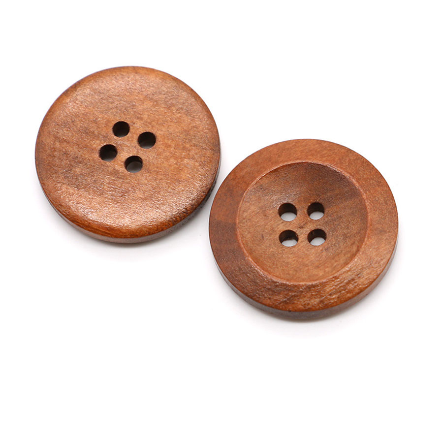 10 buah 18mm kancing kayu bula - Embellishments For Scrapbooking ulasan dan harga
