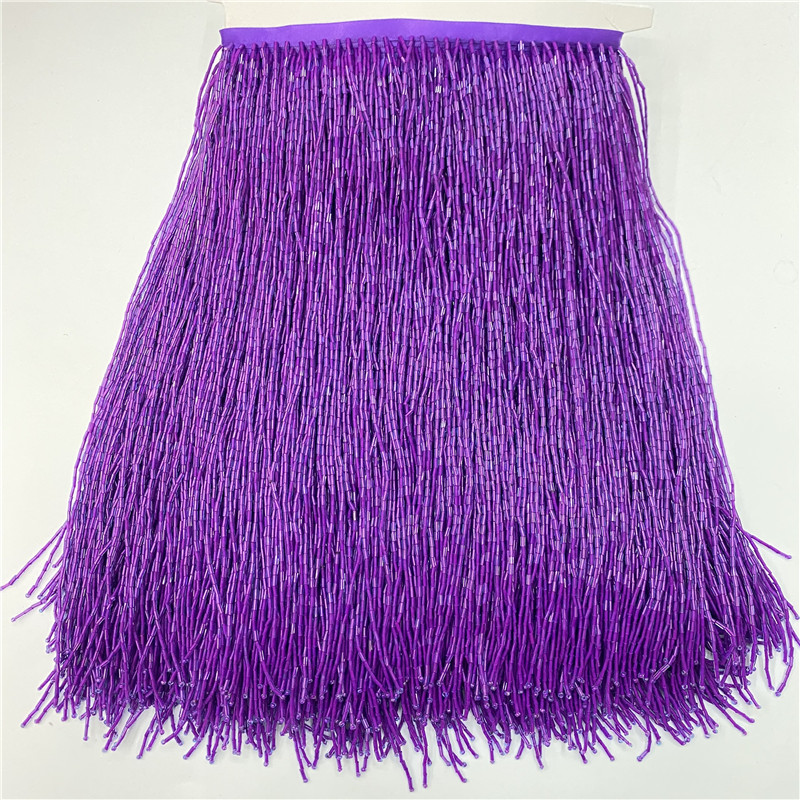 2Metro/Lot 30Cm Lebar Kualitas - Beaded Trim Fringe ulasan dan harga