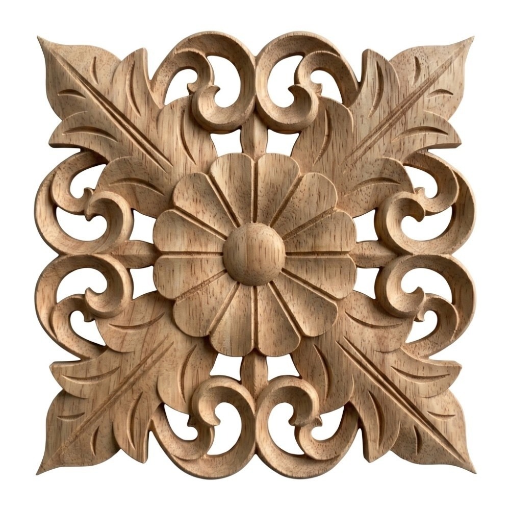 Hiasan Rumah Kayu Ukiran Kayu  - Craft Embellishments ulasan dan harga