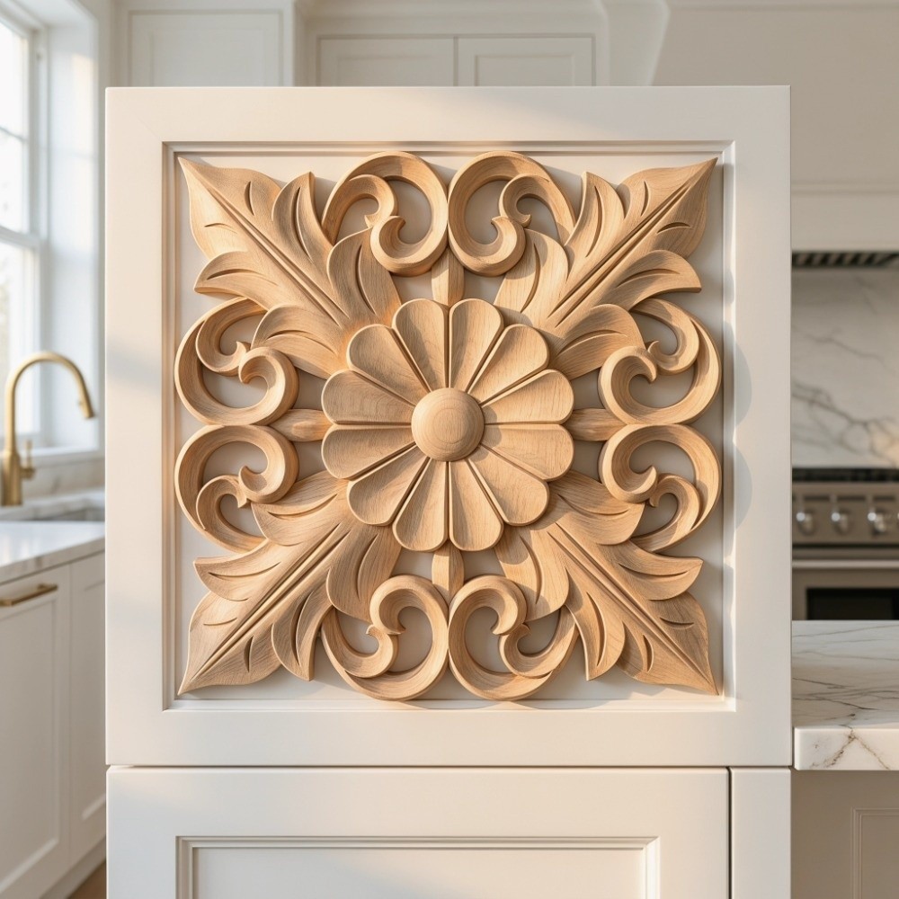 Hiasan Rumah Kayu Ukiran Kayu  - Craft Embellishments ulasan dan harga