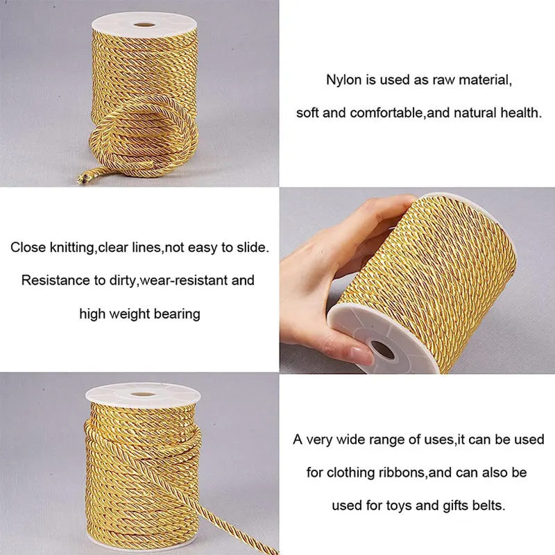Tali Kuncir 5mm 100 yard, Tali - Cord Trim Twisted ulasan dan harga
