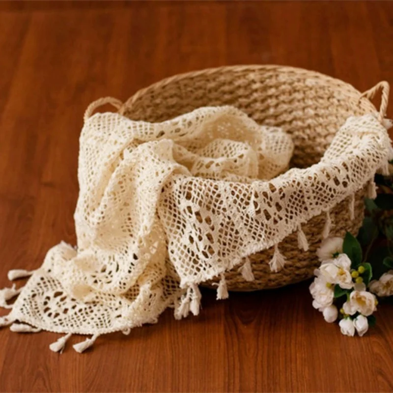 Matras fotografi baru lahir, a - Tassel Fringe Trim ulasan dan harga