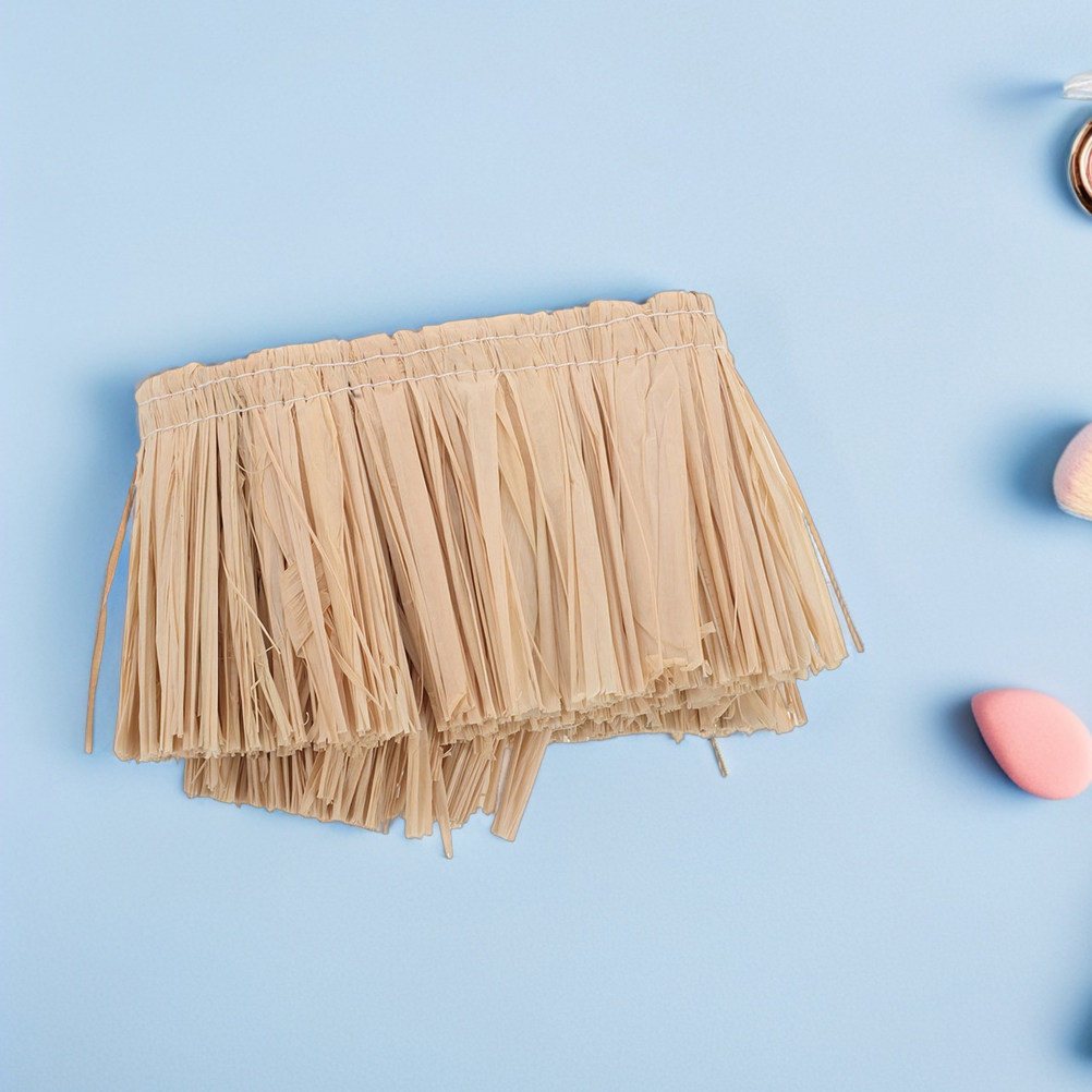2 Buah Rumbai Rafia Anyaman Al - Tassel Fringe Trim ulasan dan harga