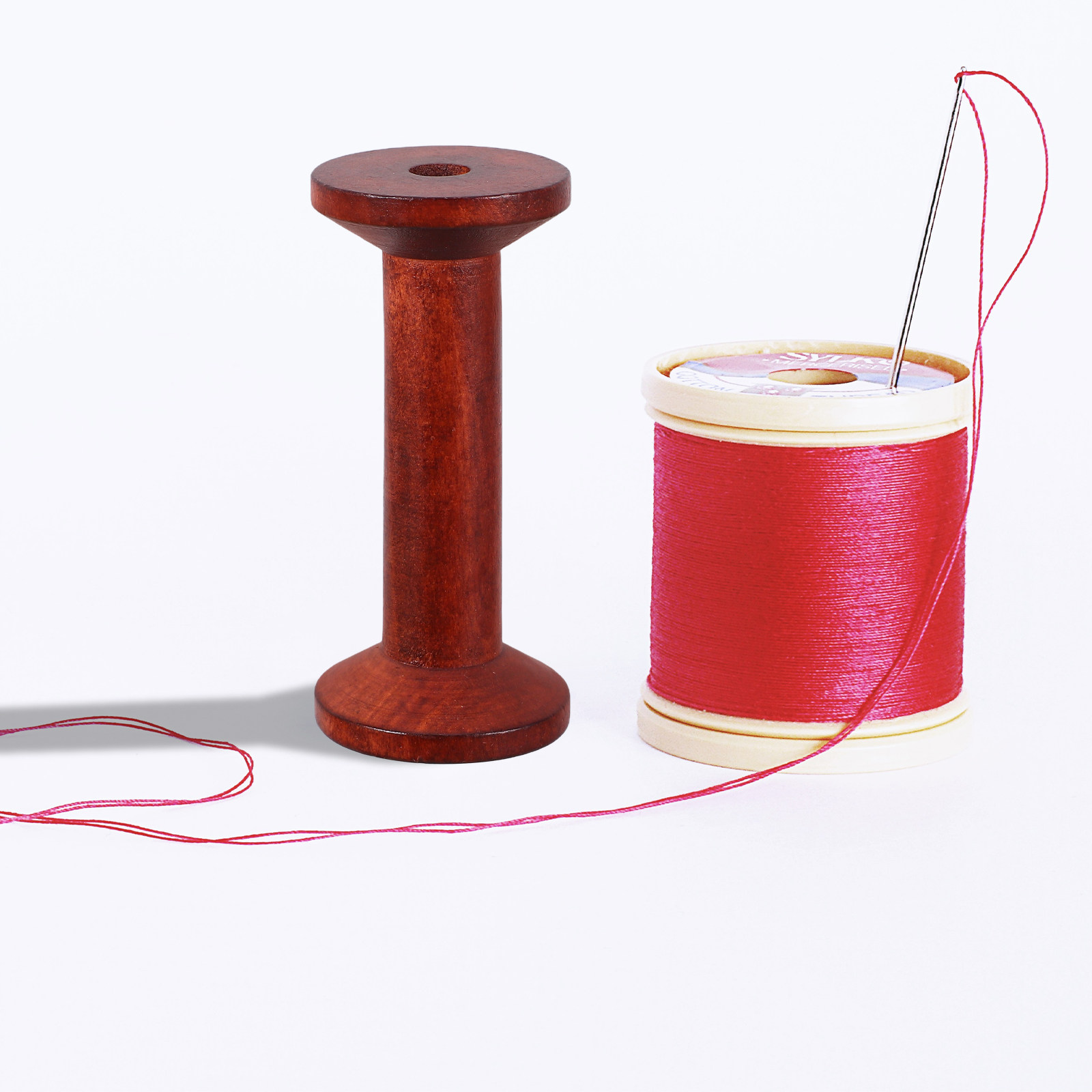 6 Buah Gulungan Benang Kayu Ha - Embroidery Craft ulasan dan harga