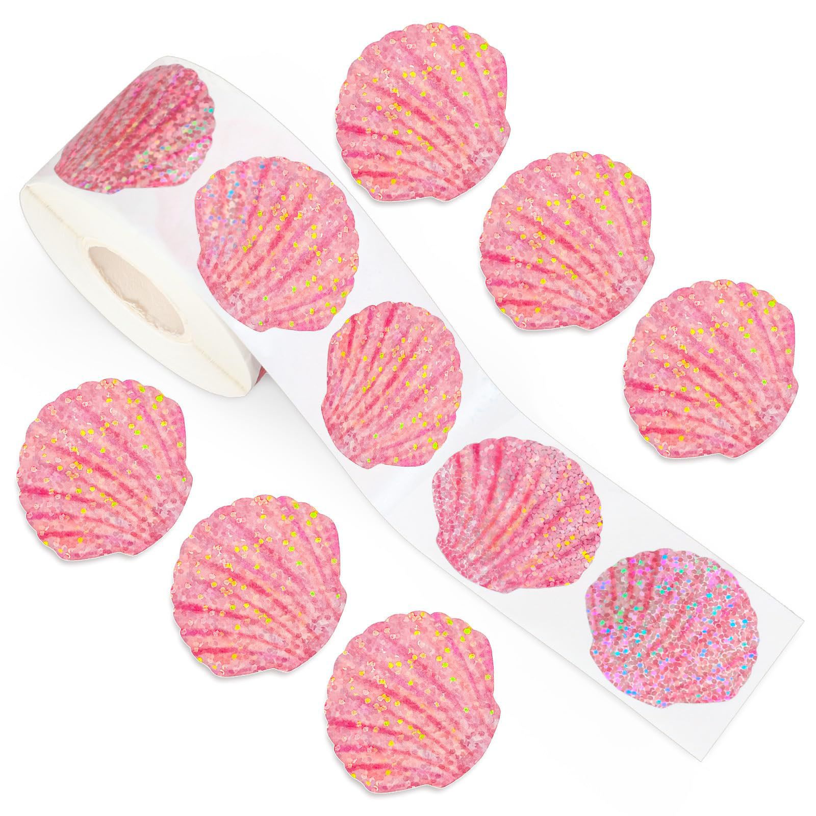 500 Buah Stiker Kerang Musim P - Glitter Vinyl Roll ulasan dan harga
