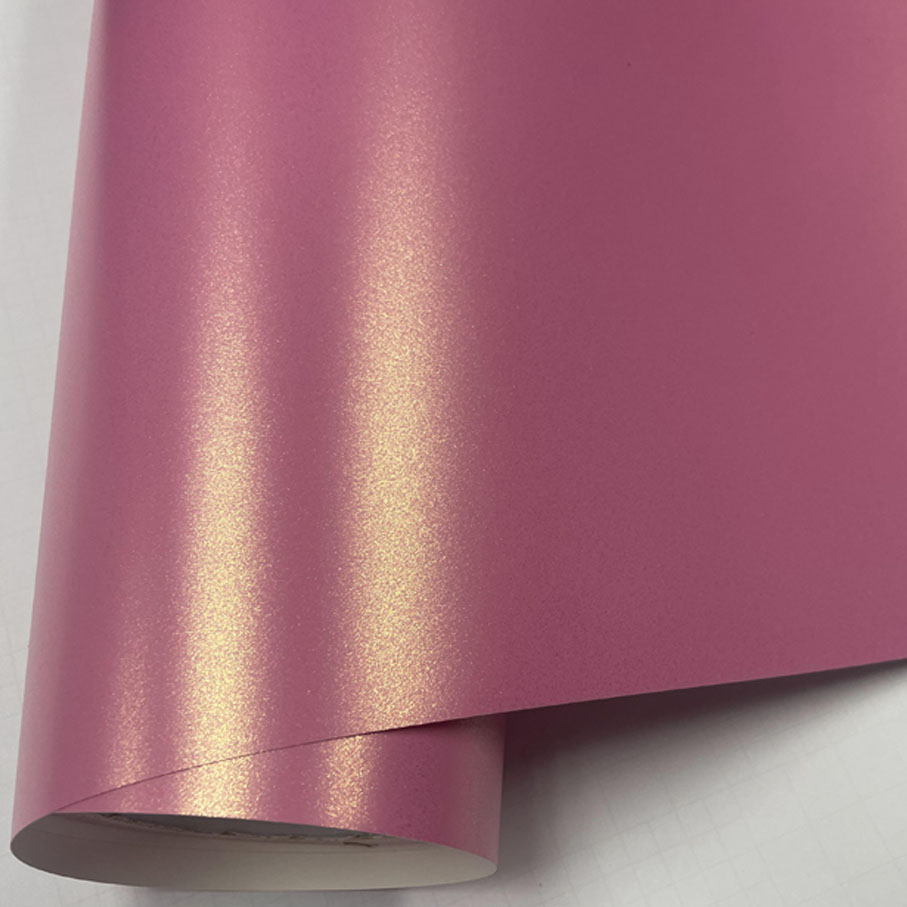 Bungkus Vinil Merah Muda Glitt - Glitter Vinyl Roll ulasan dan harga