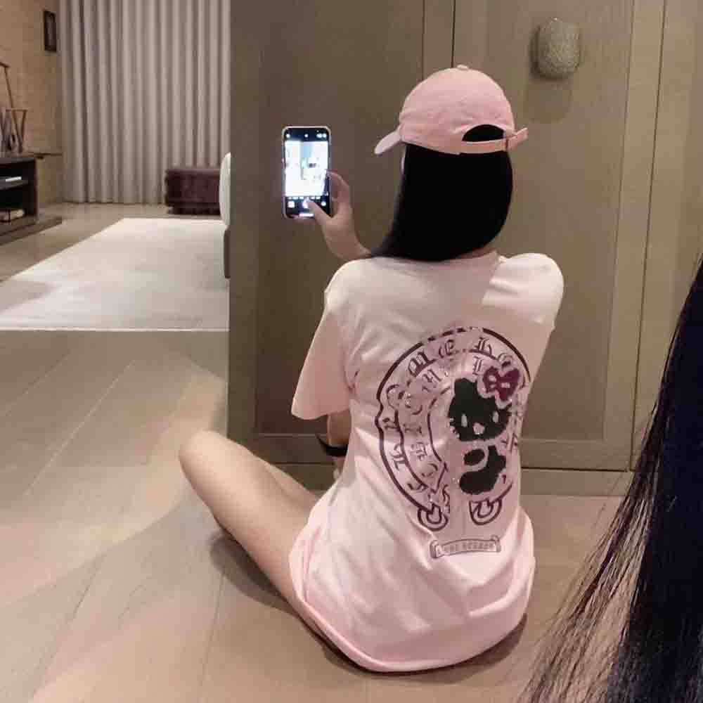 Kaos Wanita Motif Berlian Hell - Embellish Knit ulasan dan harga