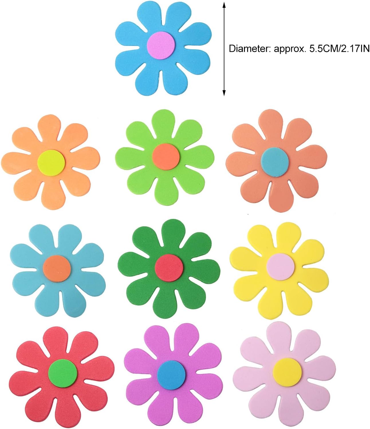 Stiker busa bunga 3D, seni dan - Embellish Craft ulasan dan harga