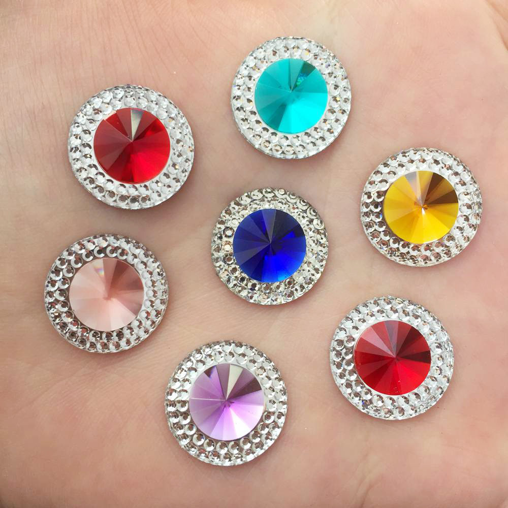 Resin 10/12/16Mm Warna Ganda K - Embellishment Glue Craft ulasan dan harga