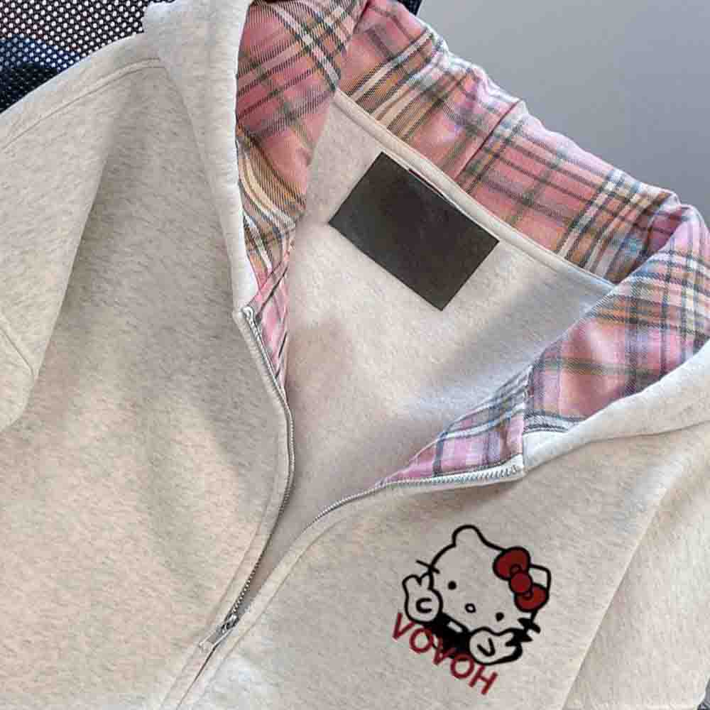 Sweater Hoodie Wanita Hello Ki - Embellish Knit ulasan dan harga