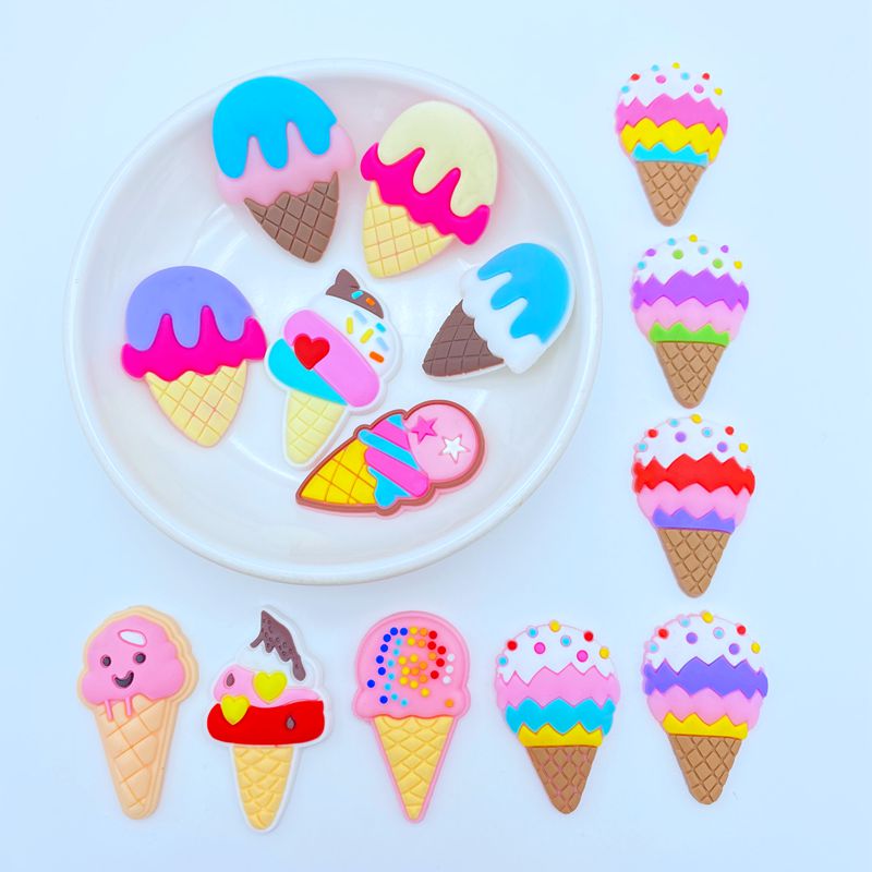 10/20 Buah Seri Es Krim Lucu P - Embellishment Glue Craft ulasan dan harga