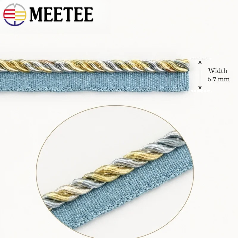 2/5/10/12M Meetee Tali Kepang  - Cord Trim Twisted ulasan dan harga