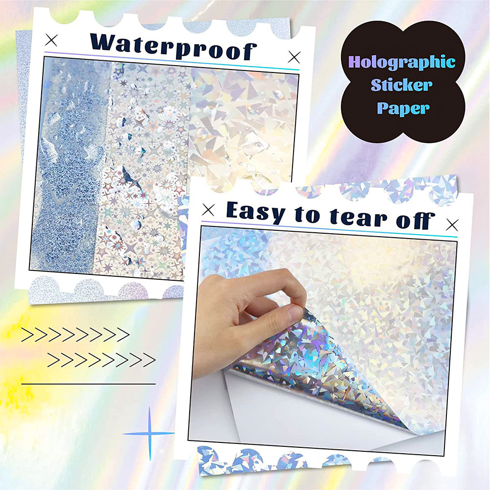 Glitter stiker berperekat holo - Glitter Vinyl Roll ulasan dan harga