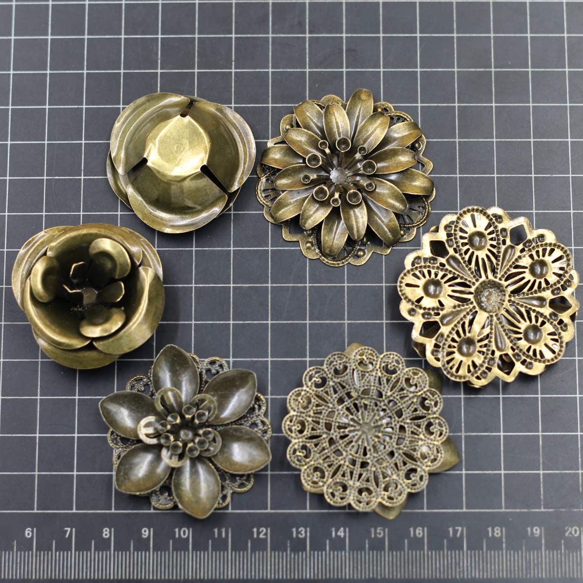 6 Buah Hiasan Kombinasi Pola B - Embellish Craft ulasan dan harga