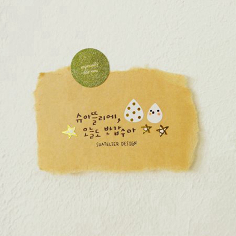 Stiker Tetesan Hujan Korea Sua - Embellishments For Scrapbooking ulasan dan harga