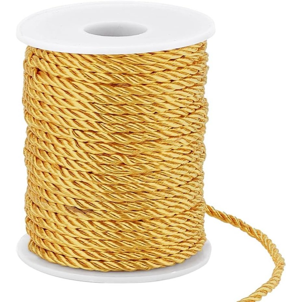 1 Rol 32 Yard Tali Kuncir 3-Pl - Cord Trim Twisted ulasan dan harga