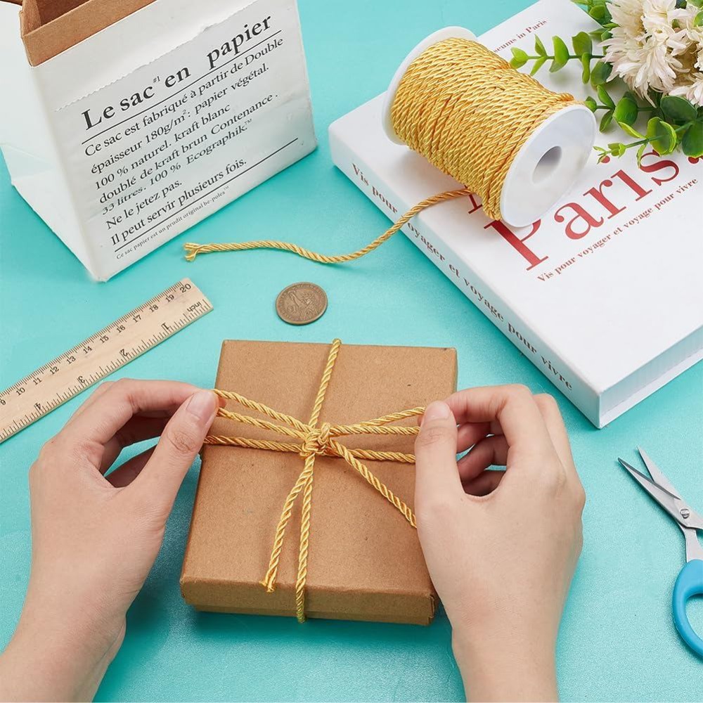 1 Rol 32 Yard Tali Kuncir 3-Pl - Cord Trim Twisted ulasan dan harga