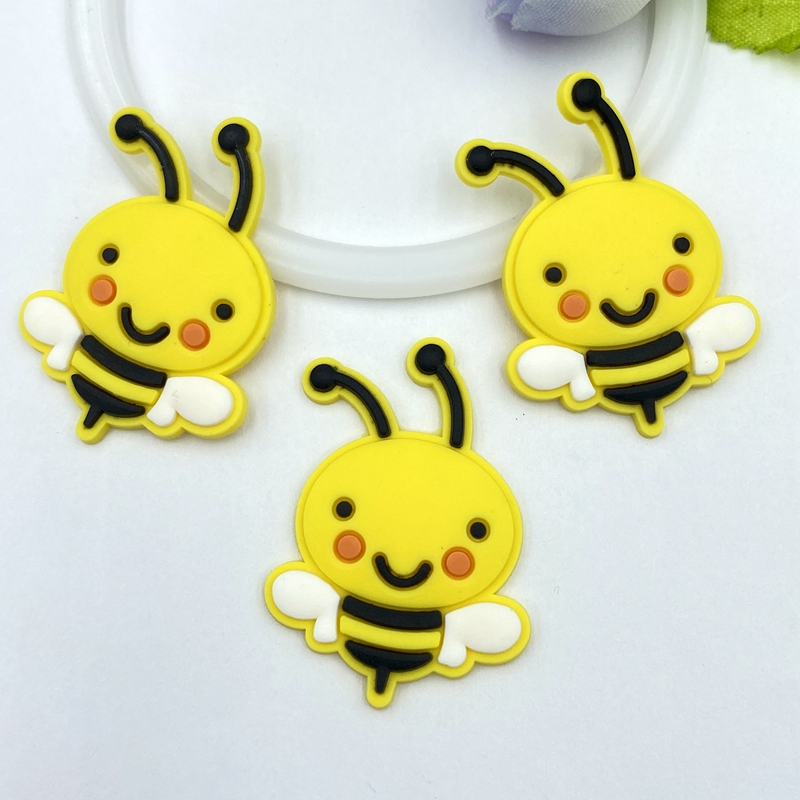 10/20/30 Buah Lucu PVC Lebah F - Embellishment Glue Craft ulasan dan harga