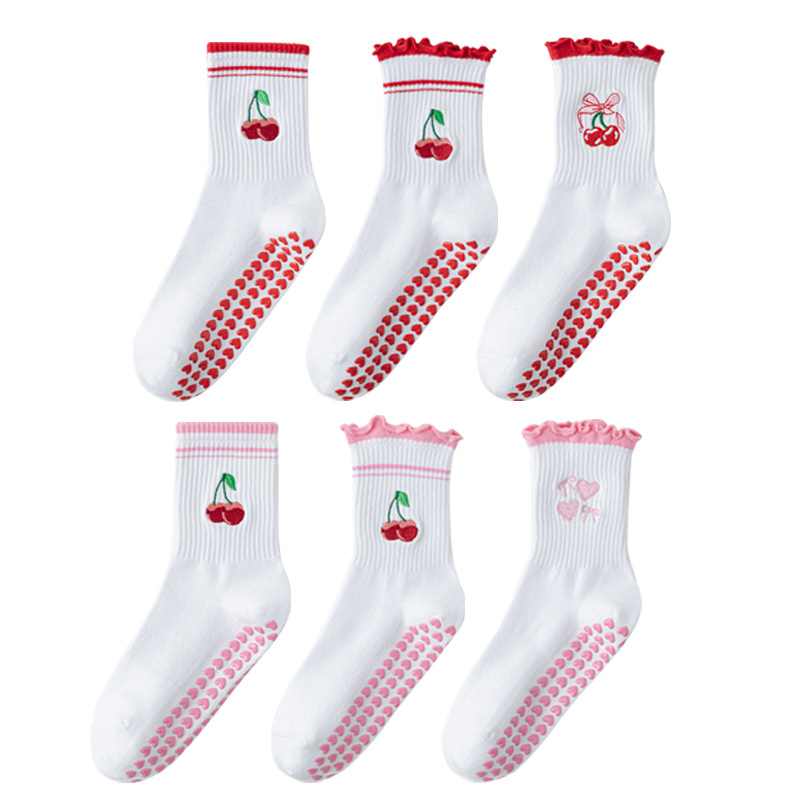 1 pasang Kaus Kaki Yoga Profes - Embellish Knit ulasan dan harga