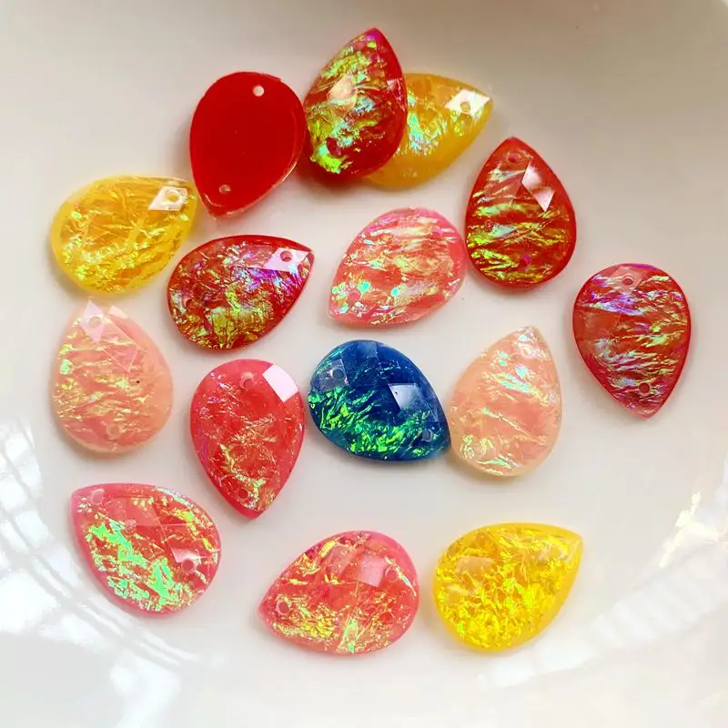 15pcs 13*18mm Rhinestone Bentu - Sew On Rhinestone ulasan dan harga