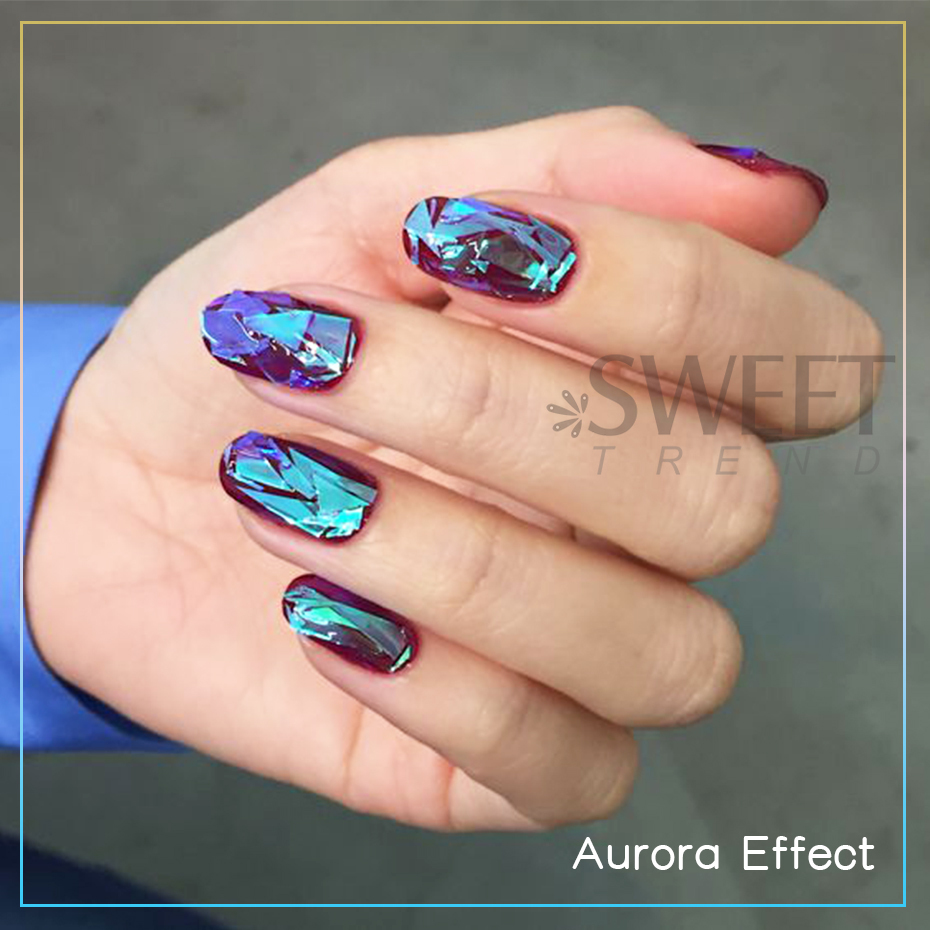 8 buah Film Aurora holografik  - Glitter Vinyl Roll ulasan dan harga