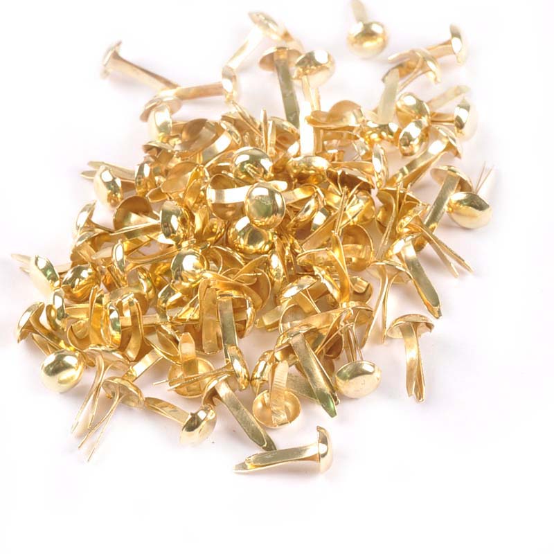 100 Buah Hiasan Bulat Campuran - Embellishments For Scrapbooking ulasan dan harga